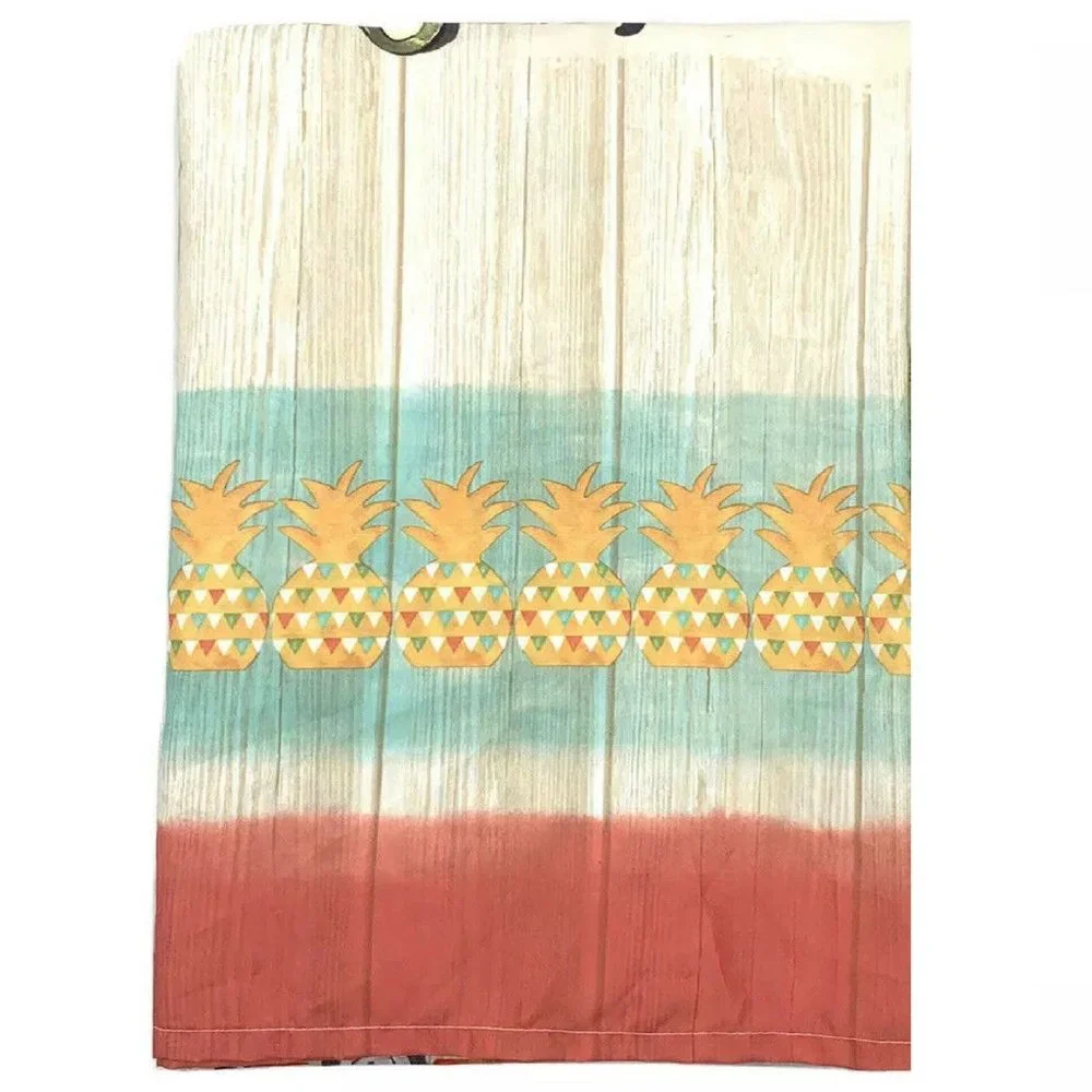 nwot SKL-brand Home By The Surf 70x72-inch Shower Curtain .. Seaside Beach Theme